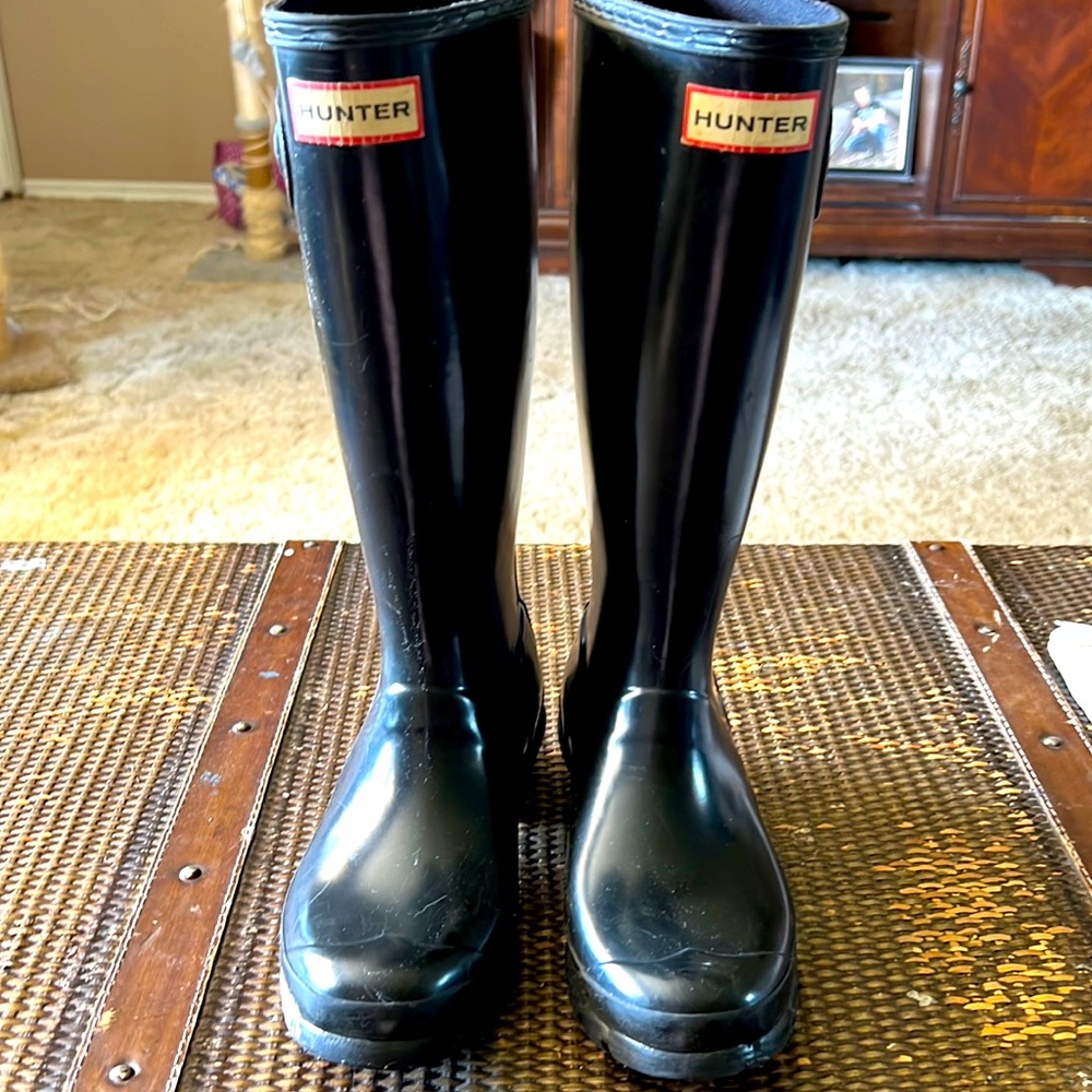 Hunter boots girls size US 5
